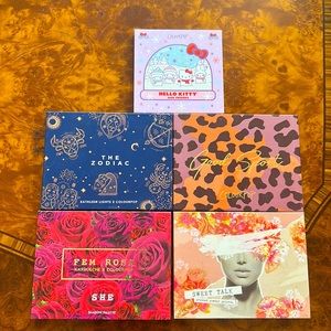 Colourpop Bundle: Good Sport, The Zodiac, Snow Much Fun, Fem Rosa & Sweet Talk